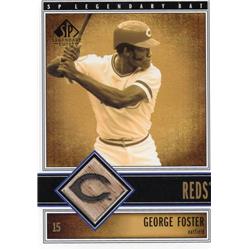 Picture of Autograph Warehouse 654450 George Foster Player Used Bat Patch Cincinnati Reds 2002 Upper Deck Legendary Cuts No.BGF Baseball Card