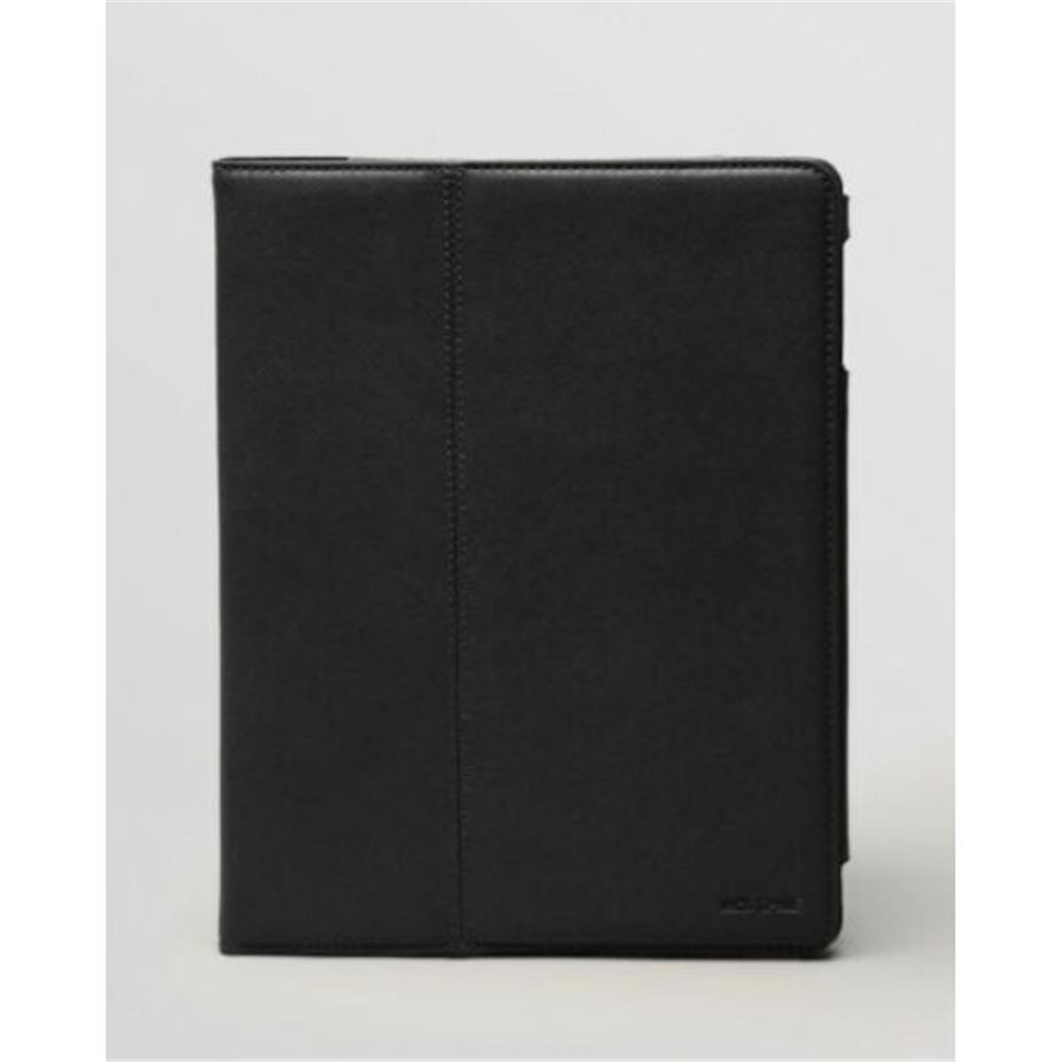 654550 Jack Spade Hardcover Stand Leather Black iPad Tablet Case Cover Folio -  Autograph Warehouse