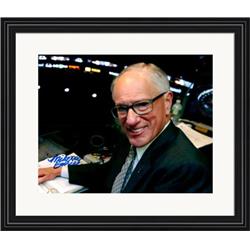 703676 8 x 10 in. Mike Emrick Doc Autographed New Jersey Devils Announcer No.SC2 Matted & Framed Photo