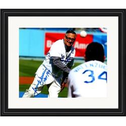713885 8 x 10 in. Jaime Jarrin Autographed Los Angeles Dodgers Broadcaster No.SC3 Matted & Framed HOF 98 Photo