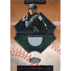 700856 Dewon Brazelton Player Worn Jersey Patch Tampa Bay Devil Rays 2002 Fleer Future Swatch No.93 Baseball Card