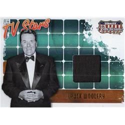 700918 Chuck Woolery Worn Material Relic Patch TV Game Show Host 2008 Panini Americana No.TSCW LE 59-500 Trading Card
