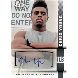 700968 Chris Young Autographed Arizona State Sun Devils 2014 Sage Hit Rookie No.A143 Football Card