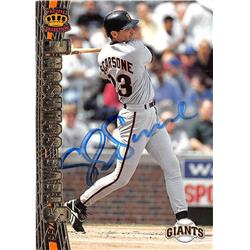 702137 Steve Scarsone Autographed San Francisco Giants 1997 Pacific No.447 Baseball Card
