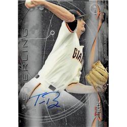 702437 Tyler Beede Signed San Francisco Giants 2014 Bowman Sterling No.BSPATB Baseball Card