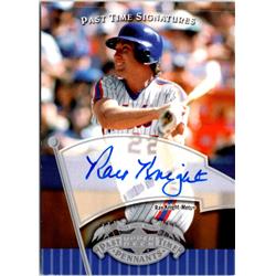 702624 Ray Knight Signed New York Mets 2005 Upper Deck Pastime Pennants No.KN Certified Baseball Card