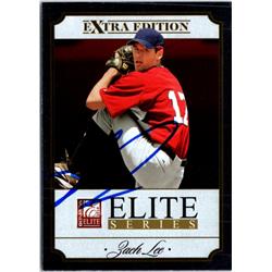 702973 Zach Lee Signed Los Angeles Dodgers, JZ 2010 Donruss Elite Rookie No.13 Baseball Card