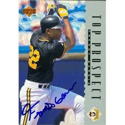 586064 Freddy Garcia Autographed Pittsburgh Pirates 1995 Upper Deck No.261 Baseball Card