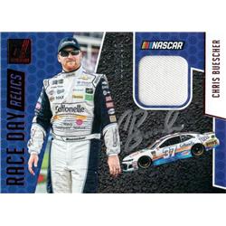 689442 Chris Buescher Autographed Player Worn Relic Patch Race Car Driver, SC 2019 Donruss Race Day Relics No.RDCB Racing Card