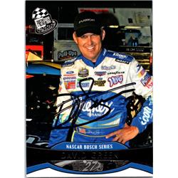 700185 David Green Autographed NASCAR Driver, SC 2007 Press Pass No.41 Trading Card