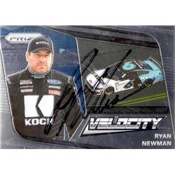 700227 Ryan Newman Autographed Auto Racing, NASCAR & SC 2020 Panini Prizm Velocity No.76 Trading Card
