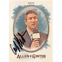 700464 Andy Katz Autographed Espn Analyst, SC 2017 Topps Allen & Ginters Foil No.256 Basketball Card
