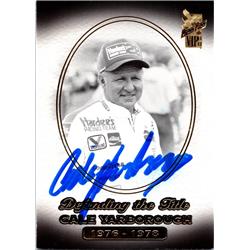 700549 Cale Yarborough Autographed Auto Racing, NASCAR & SC 2000 Press Pass Vip No.46 Trading Card
