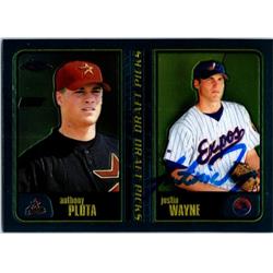 700714 Justin Wayne Autographed Montreal Expos, JZ 2001 Topps Chrome Draft Picks Rookie No.738 Baseball Card