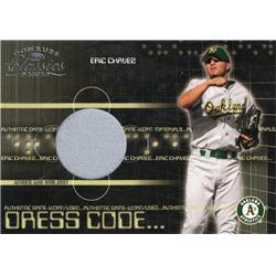 700821 Eric Chavez Player Worn Jersey Patch Oakland Athletics 2003 Donruss Classics No.DC35 LE 401-425 Baseball Card