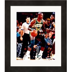 687528 8 x 10 in. Xavier Mcdaniel Autographed Seattle Sonics, X Man No.1 Matted & Framed Photo