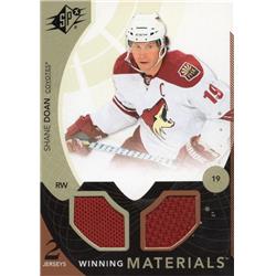 687724 Shane Doan Player Worn Jersey Patch Phoenix Coyotes 2011 Upper Deck Winning Materials No.WMSD Hockey Card
