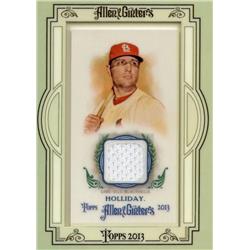 687753 Matt Holliday Player Worn Jersey Patch St. Louis Cardinals 2013 Topps Allen & Ginter No.AGRMH Baseball Card