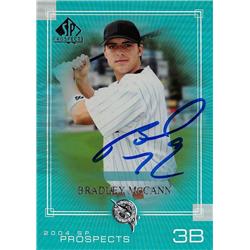 688320 Bradley Mccann Autographed Florida Marlins, FT 2004 Upper Deck SP Prospects No.205 Baseball Card