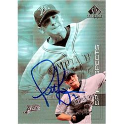 688322 Scott Kazmir Autographed Tampa Bay Rays, FT 2004 Upper Deck SP Prospects No.95 Baseball Card