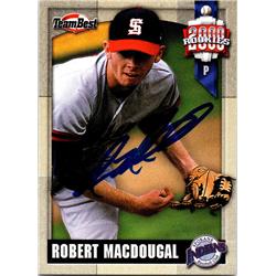 688358 Robert Macdougal Autographed Spokane Indians 2000 Team Best Rookie No.51 Baseball Card