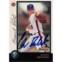 688509 Grant Roberts Autographed New York Mets 1998 Bowman Rookie No.171 Baseball Card