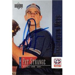 688518 Pat Strange Autographed Binghamton Mets 2001 Upper Deck Rookie No.79 Baseball Card
