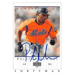 688524 Prentice Redman Autographed New York Mets 2003 Upper Deck Fortyman Rookie No.931 Baseball Card