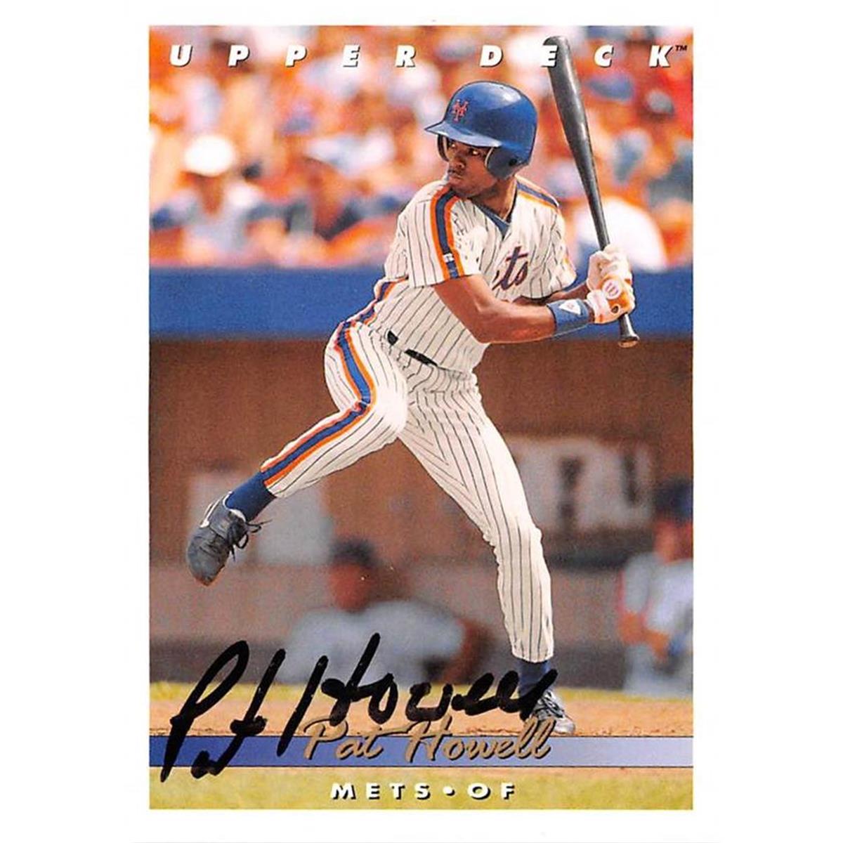 688623 Pat Howell Autographed New York Mets 1992 Upper Deck No.161 Baseball Card