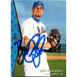 688684 Bill Pulsipher Autographed New York Mets 1995 Upper Deck No.84 Baseball Card