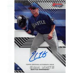 688769 Evan White Autographed Seattle Mariners 2017 Topps Bowman Best No.B17EW Certified Baseball Card