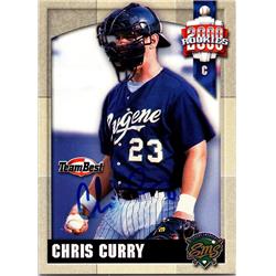 689065 Chris Curry Autographed Eugene Emeralds 2000 Team Best Rookie No.19 Baseball Card