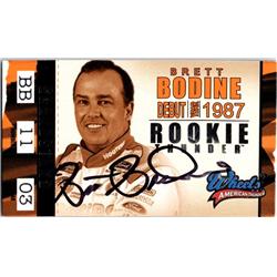 689234 Brett Bodine Autographed Auto Racing, NASCAR & SC 2003 Wheels American Thunder Rookie No.RT3 Trading Card -  Autograph Warehouse
