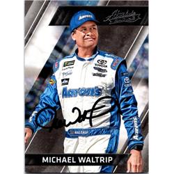 689238 Michael Waltrip Autographed Auto Racing NASCAR, SC 2017 Panini Absolute No.4 Trading Card