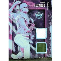 675985 Jesus Luzardo Player Worn Jersey Patch Athletics, Marlins 2020 Panini Diamond Kings No.DKMJL Baseball Card
