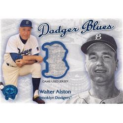 676096 Walter Alston Player Worn Jersey Patch Brooklyn Dodgers 2001 Fleer Greats of the Game No.WA Baseball Card