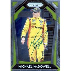 676124 Michael Mcdowell Autographed NASCAR Driver, Auto Racing & SC 2020 Panini Prizm No.19 Trading Card
