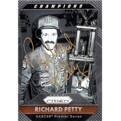 676129 Richard Petty Autographed Auto Racing, NASCAR & SC 2016 Panini Prizm Champions No.72 Trading Card