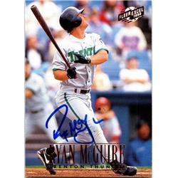 676606 Ryan Mcguire Autographed Trenton Thunder 1996 Fleer Excel Rookie No.14 Baseball Card -  Autograph Warehouse