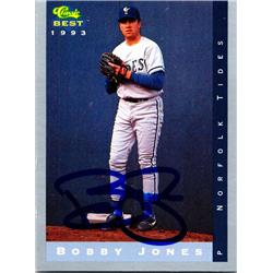 676657 Bobby Jones Autographed Norfolk Tides 1993 Classic Best Rookie No.104 Baseball Card -  Autograph Warehouse
