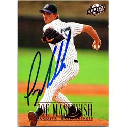 676739 Joe Maskivish Autographed Augusta Greenjackets 1996 Fleer Excel No.220 Baseball Card