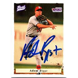 676854 Adam Riggs Autographed San Bernardino Spirit 1995 Best Rookie No.78 Baseball Card -  Autograph Warehouse
