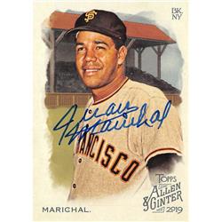 676988 Juan Marichal Autographed San Francisco Giants 2019 Topps Allen & Ginter No.54 Baseball Card