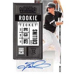 677057 Zack Collins Autographed Chicago White Sox 2020 Panini Contenders Rookie Ticket No.166 Baseball Card