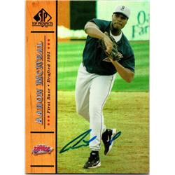 677077 Aaron Mcneal Autographed Round Rock Express 2000 Upper Deck Top Prospect Rookie No.44 Baseball Card