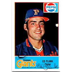 677151 Ed Plank Autographed Phoenix Giants 1978 Cramer Sports Rookie No.66 Baseball Card