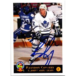 677364 Brandon Convery Autographed St. Johns Maple Leafs 1994 Classic Prospects No.59 Hockey Card