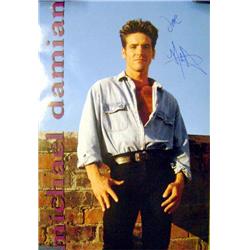 Picture of Autograph Warehouse 664627 22 x 34 in. Michael Damian Autographed Hand Signed Actor Danny Romalotti Young Restless Poster