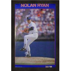 Picture of Autograph Warehouse 664637 22 x 34 in. Nolan Ryan Autographed Hand Signed Texas Rangers Framed Poster