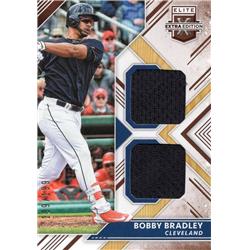 664669 Bobby Bradley Player Worn Jersey Patch Cleveland Indians 2018 Panini Elite Extra No.DMBB Baseball Card